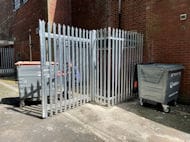 Metal Bin Store in Bury for Scope